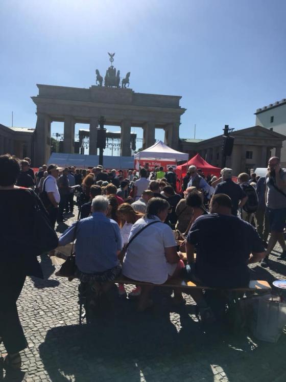گردهمایی «علیه جنگ» در برلین