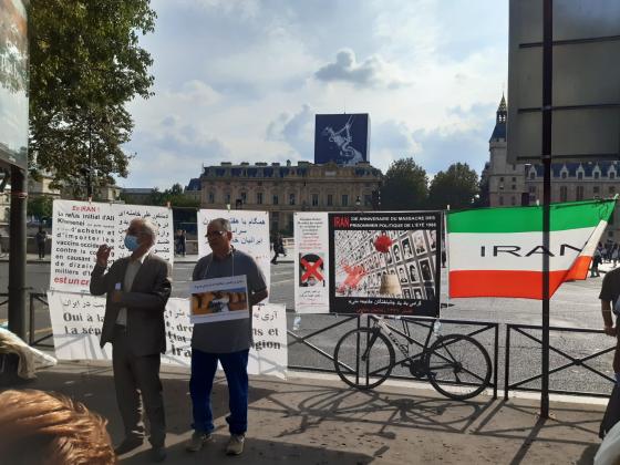 همراهی با هفته اکسیون سراسری ایرانیان خارج کشور ۱۹ سپتامبر در پاریس
