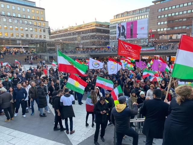 از تظاهرات 29 اکتبر در استکهلم